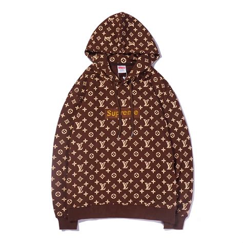 supreme fake hoodie lv|knockoff supreme hoodie.